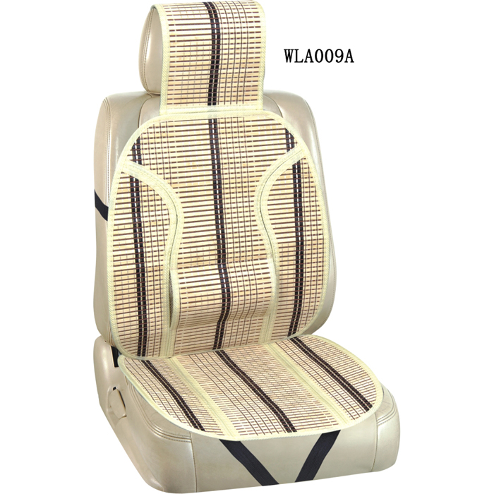 Promotional Bamboo Auto Accessories car seat cushion With Beige And Gray